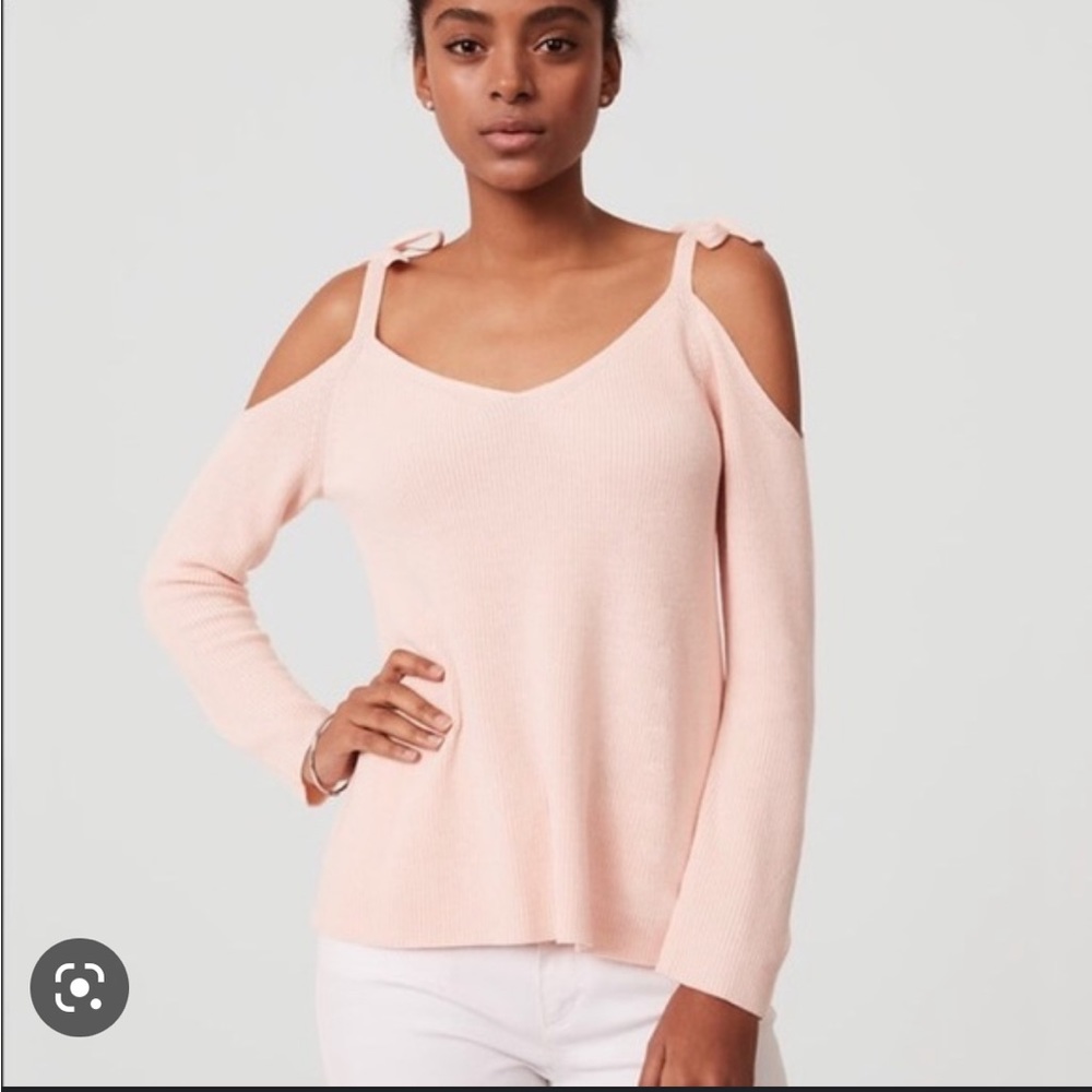 NEW W/ TAGS Ann Taylor Loft Cold Shoulder Sweater